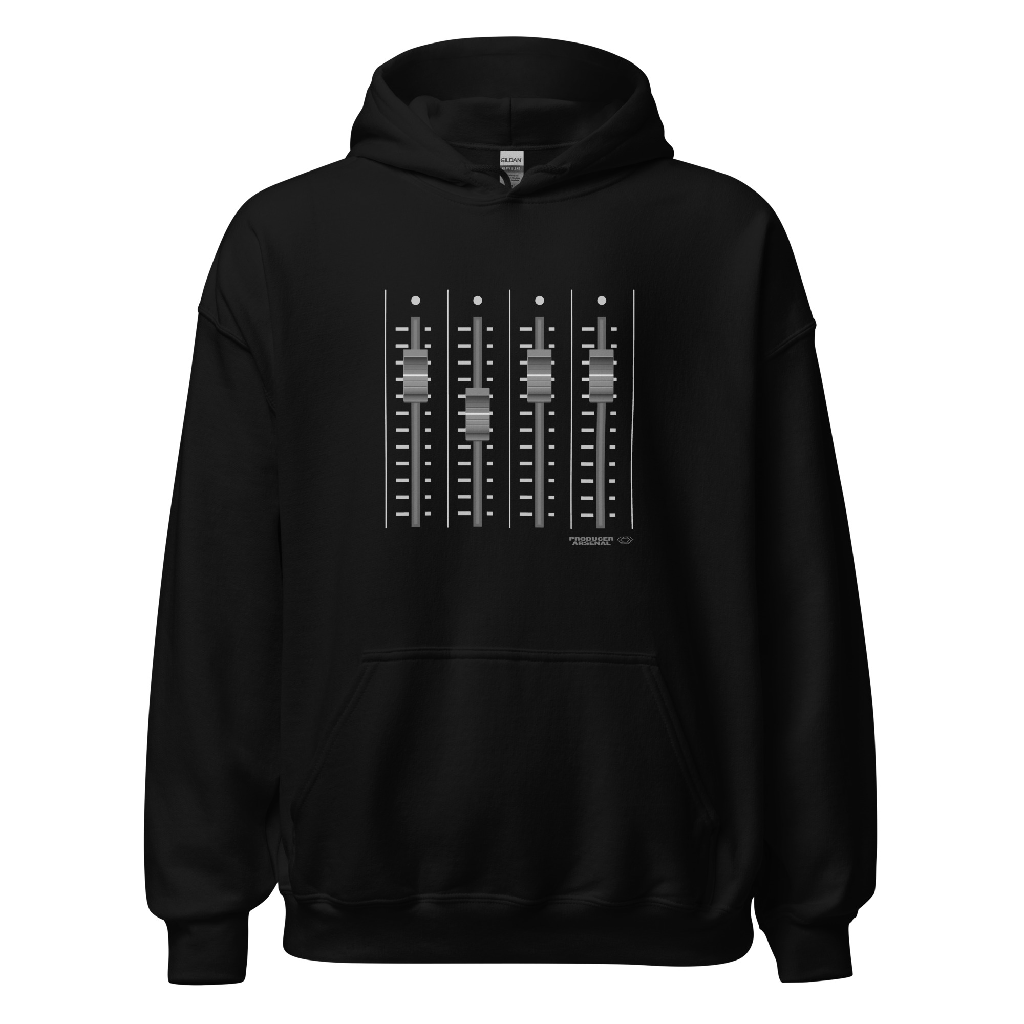 Mixer Channels Black Hoodie | Producer Soundkits and more